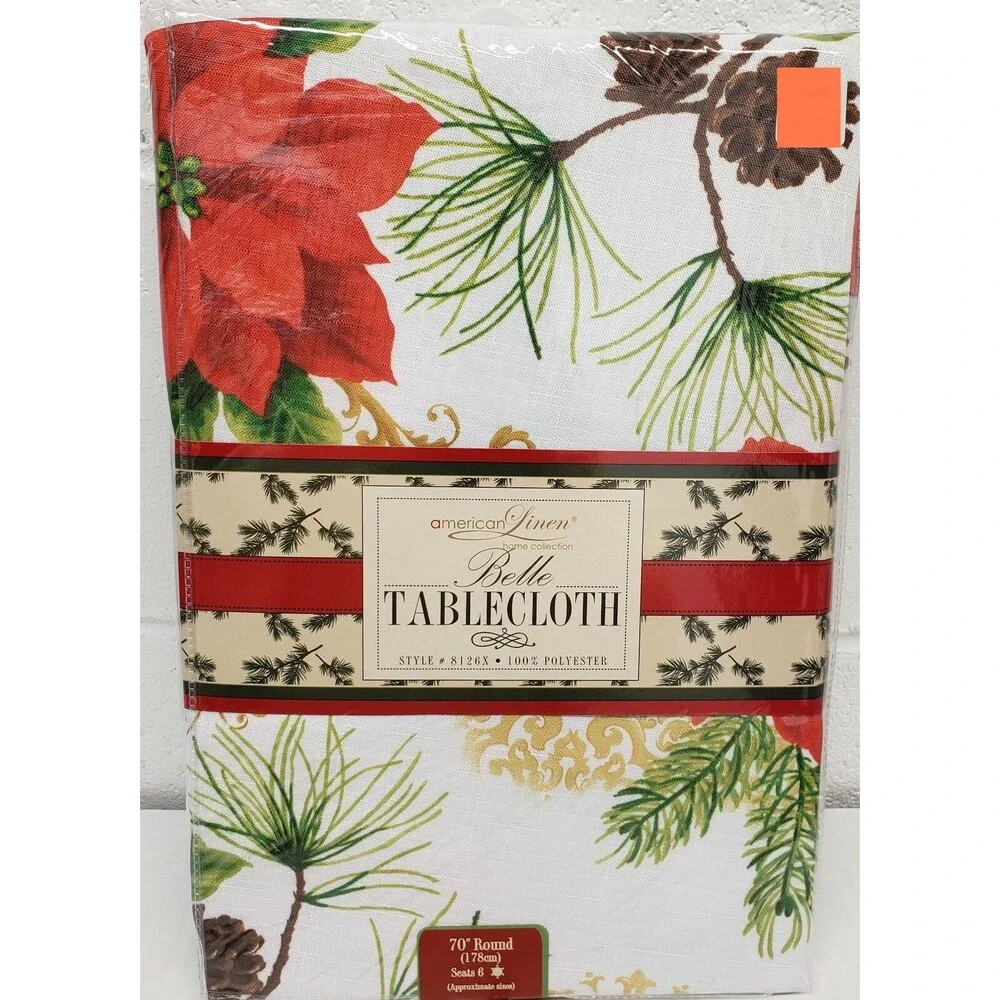 Fabric Linen Tablecloth 70